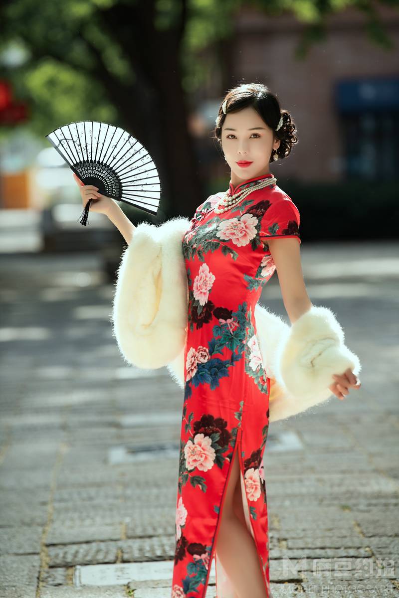 旗袍模特