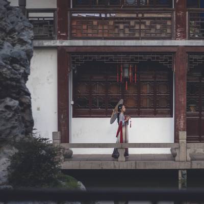 汉服模特